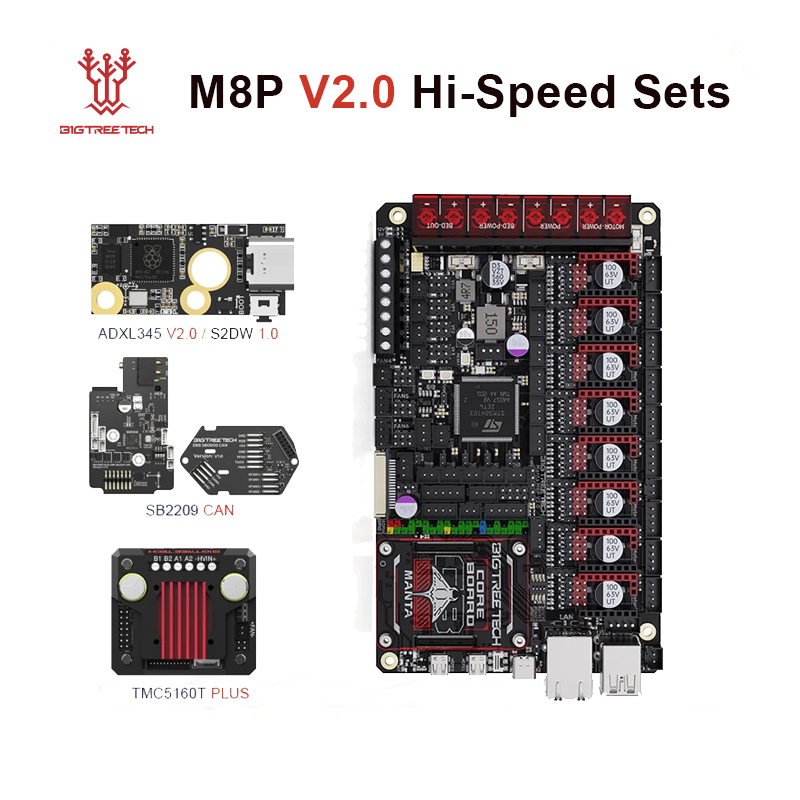 3D Printing Klipper - Btt Sb2209 Manta M 8P V2.0