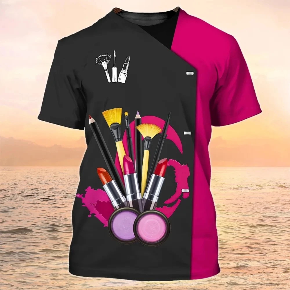 3D Printing Maket - Make Up Kunstenaar T-shirts Cosmetica Cosmeticien