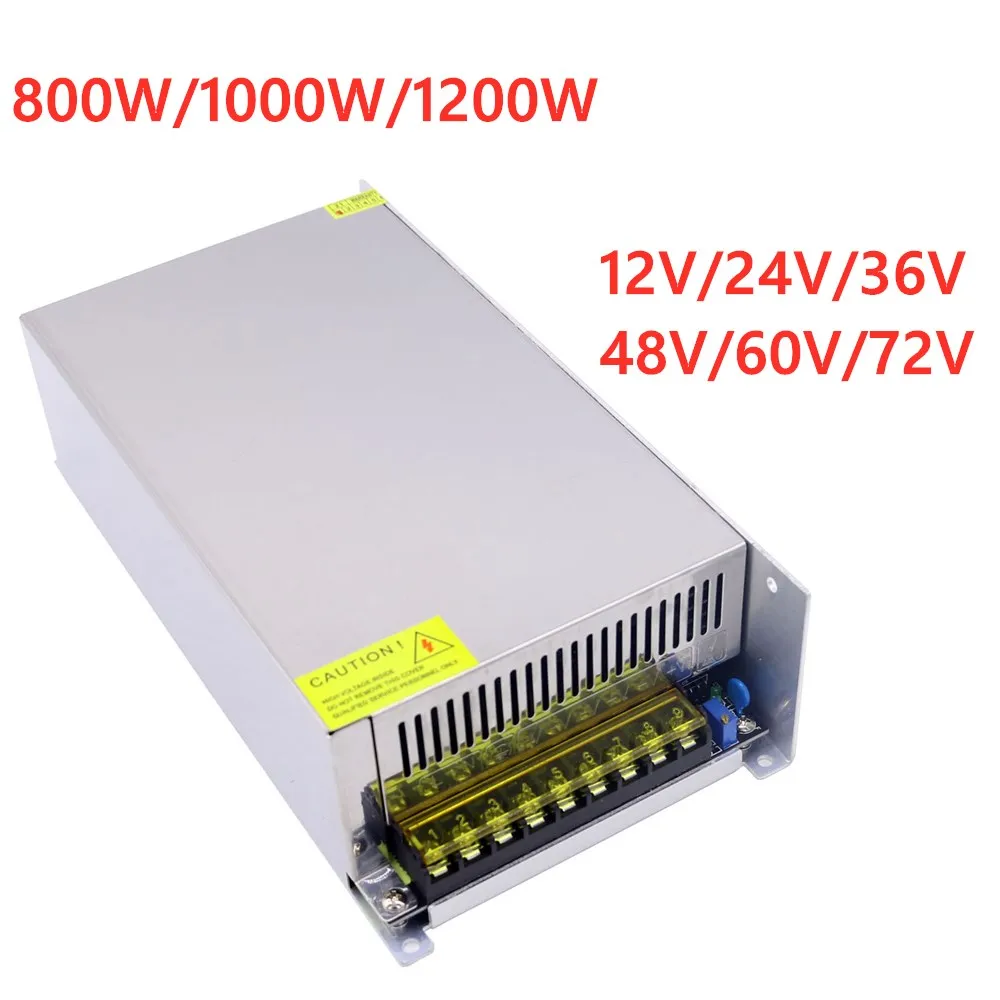 3D Printer Power Supply - 1200W/1000W/800W Schakelende Voeding Verstelbare DC 12V