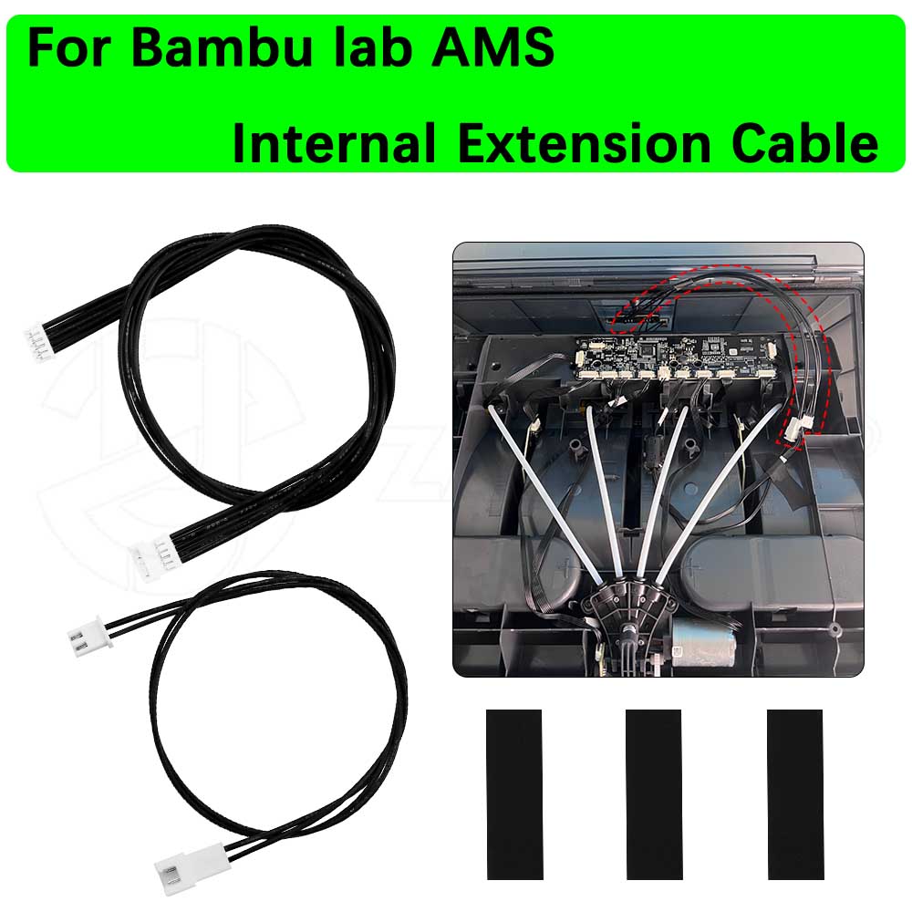 3D Printer Cable Chain - AMS interne verlengkabel voor Bambu Lab