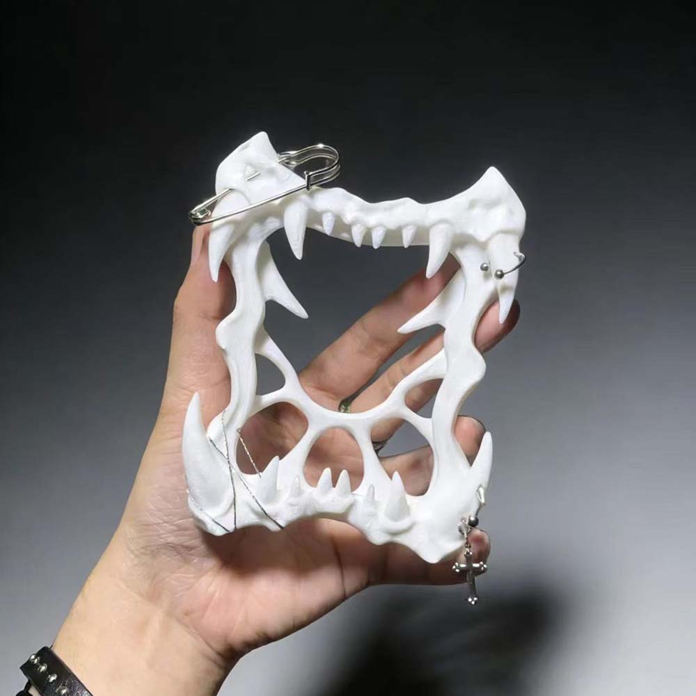 3D Printing Foto - Fotolijst Goth Gebeetjes Schedel 3 Inch