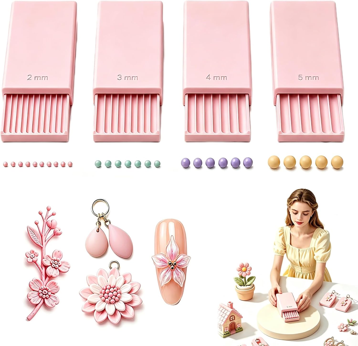 3D Printing Nails - 3D Print Clay Gel Ball Maker