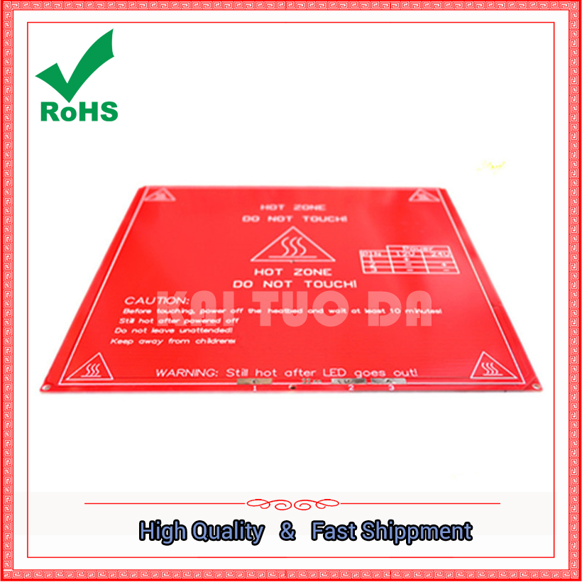 3D Printer Power Supply - 3D-printer PCB 12/24 dubbele voeding 214x214mm