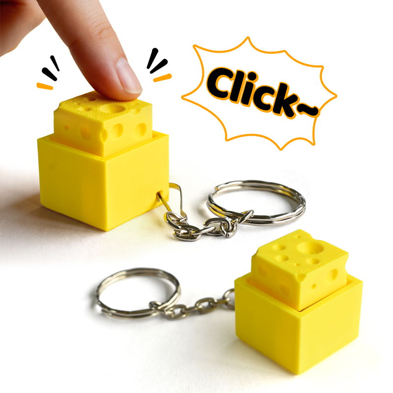 3D Geprinte Cheesy Key Fidget  - 3D Printing Model recensie en prijs