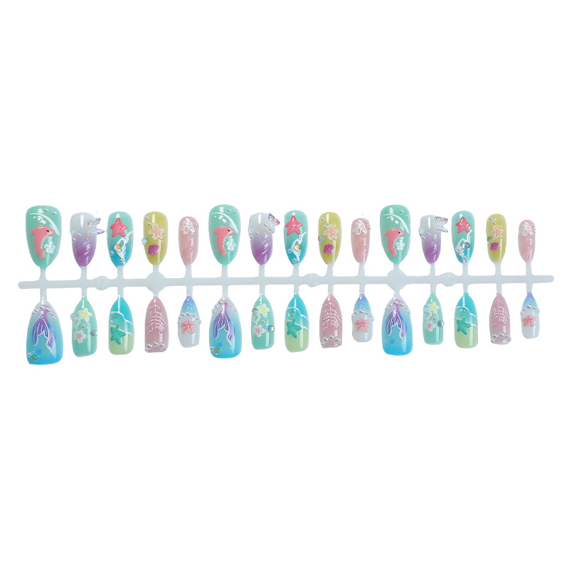 30 stks zomer druk op nagels 3 - 3D Printing Nails recensie en prijs