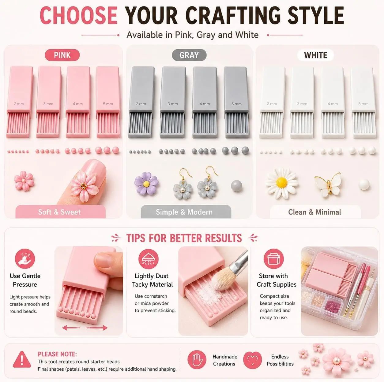 4-delige 3D-print klei gelball - 3D Printing Nails recensie en prijs