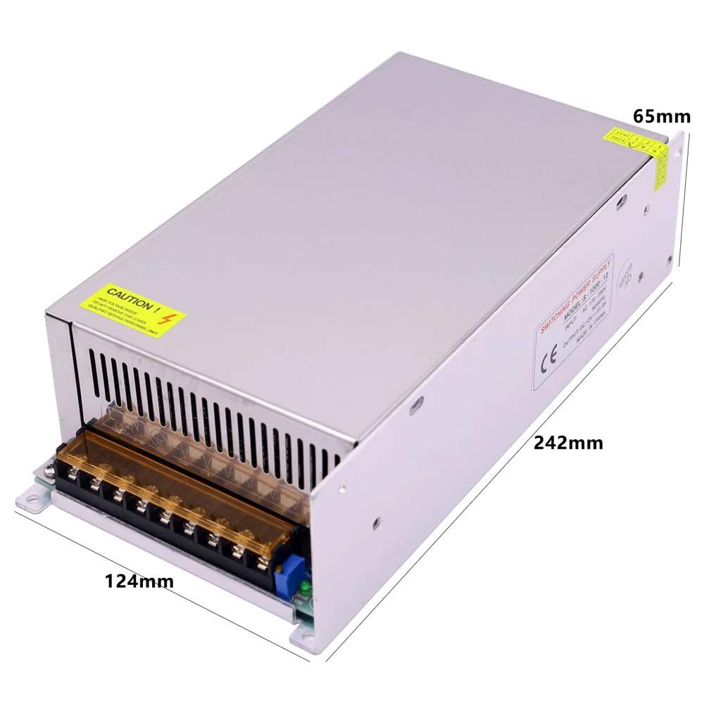 1200W/1000W/800W Schakelende V - 3D Printer Power Supply recensie en prijs