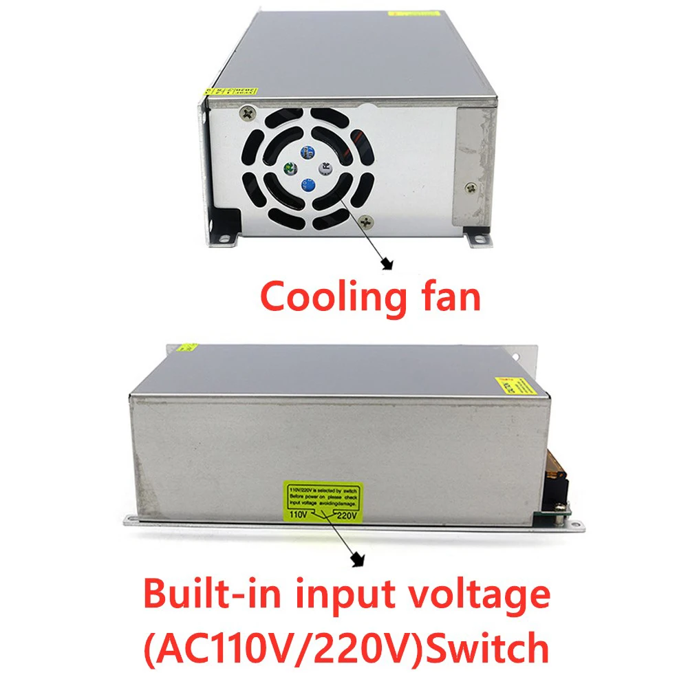 1200W/1000W/800W Schakelende V - 3D Printer Power Supply recensie en prijs