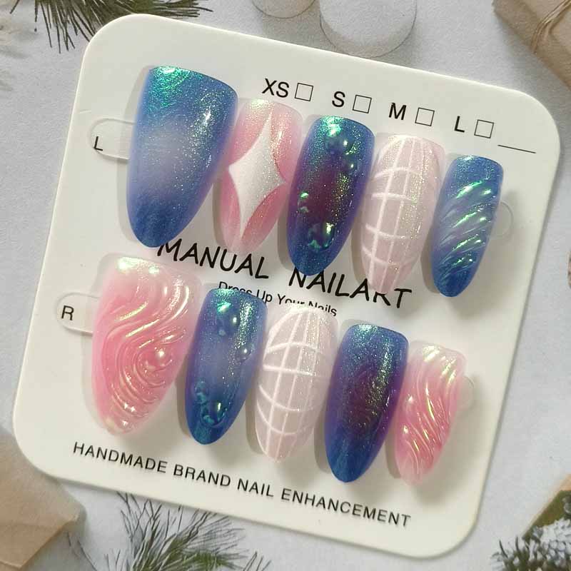 10 stuks sprankelende cat eye  - 3D Printing Nails recensie en prijs