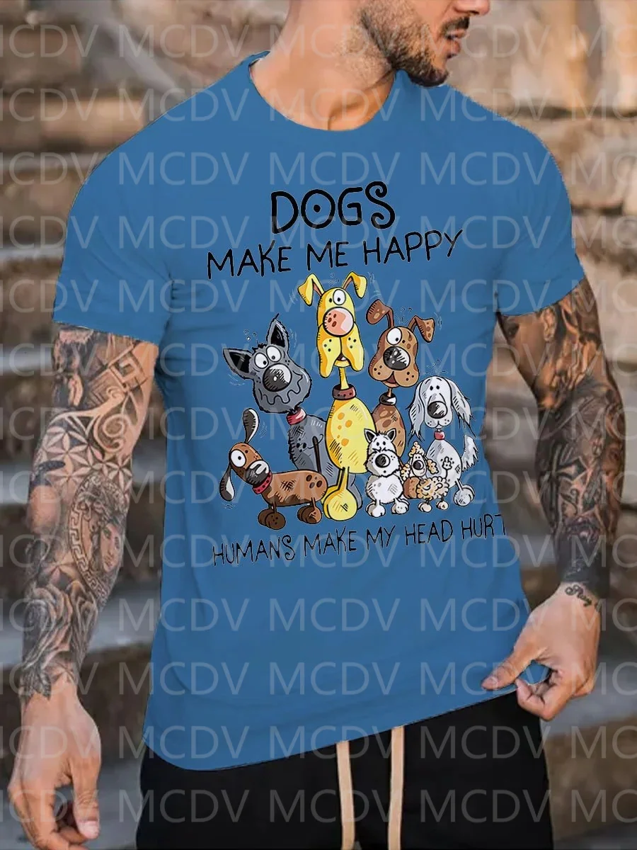 Zomer heren Love Dog Make Me H - 3D Printing Maket recensie en prijs