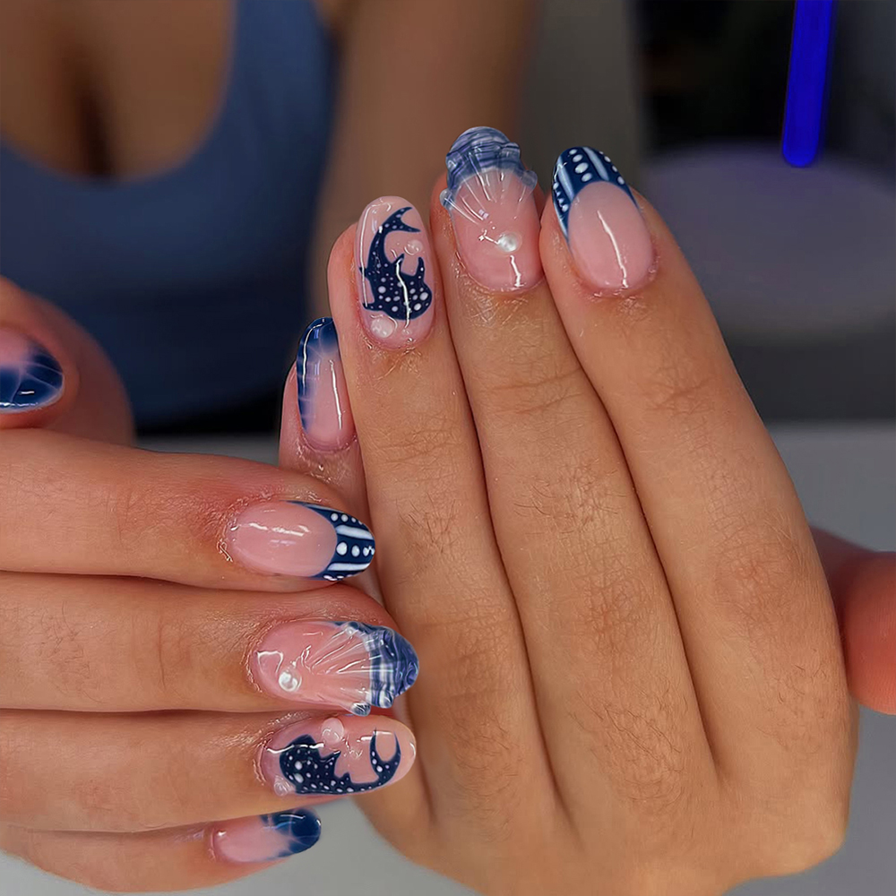 24 stuks amandelvormige 3D-gel - 3D Printing Nails recensie en prijs