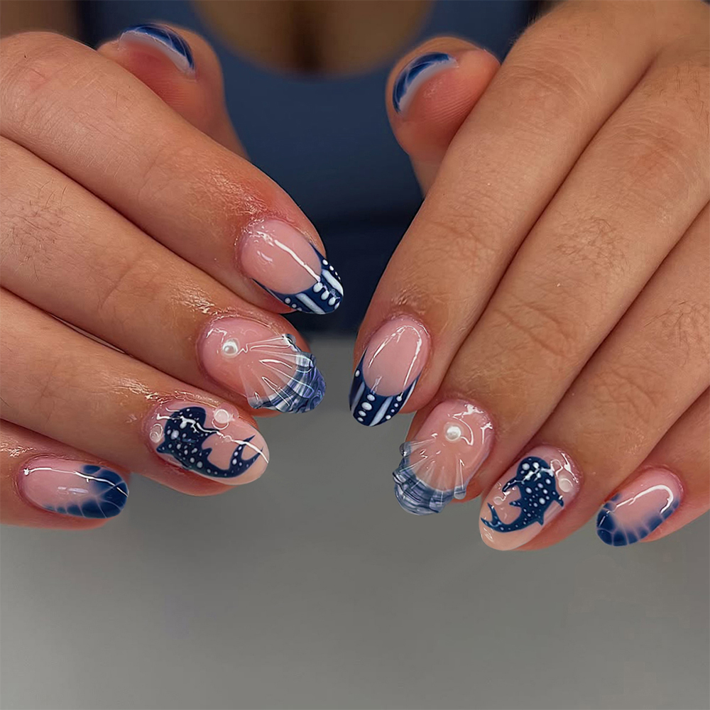 24 stuks amandelvormige 3D-gel - 3D Printing Nails recensie en prijs