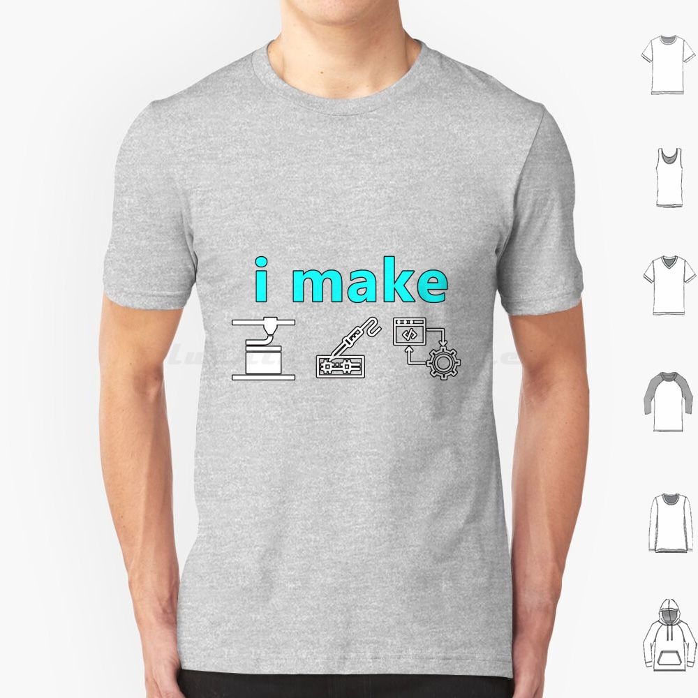 Ik Make Stuff T-shirt Katoen M - 3D Printing Maket recensie en prijs