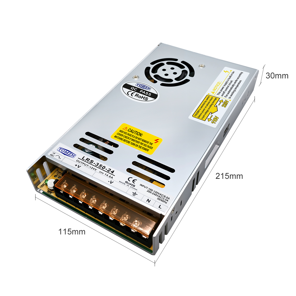 TOMZN 350W AC-DC SMPS Schakele - 3D Printer Power Supply recensie en prijs