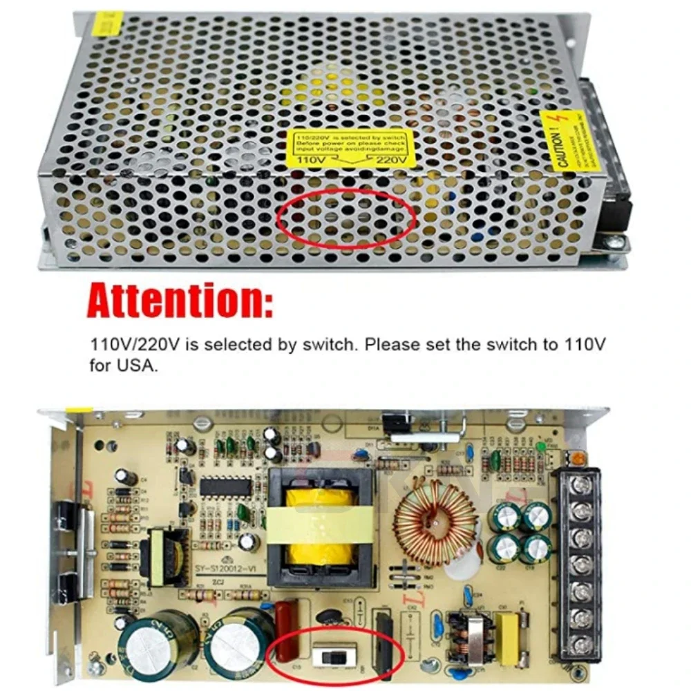 12V Voeding 1A 2A 3A 4A 5A 6A  - 3D Printer Power Supply recensie en prijs