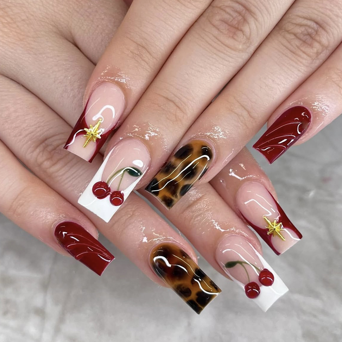 24 stuks Y2K Sweet Cool vierka - 3D Printing Nails recensie en prijs