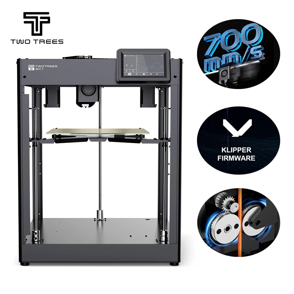 Twotrees SK1 High Speed 3D-pri - 3D Printing Klipper recensie en prijs