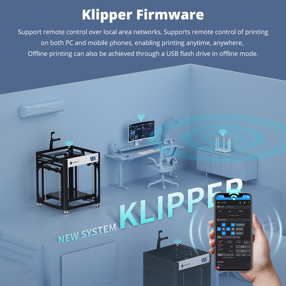 TRONXY VEHO 500 Pro 3D-printer - 3D Printing Klipper recensie en prijs